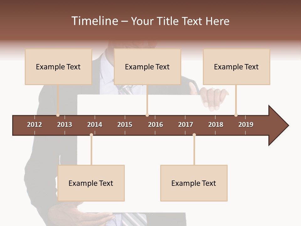 Hold Presentation Pointing PowerPoint Template