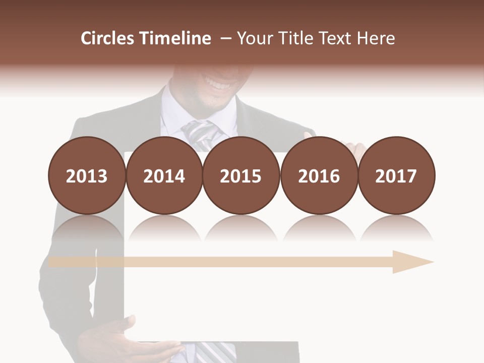 Hold Presentation Pointing PowerPoint Template