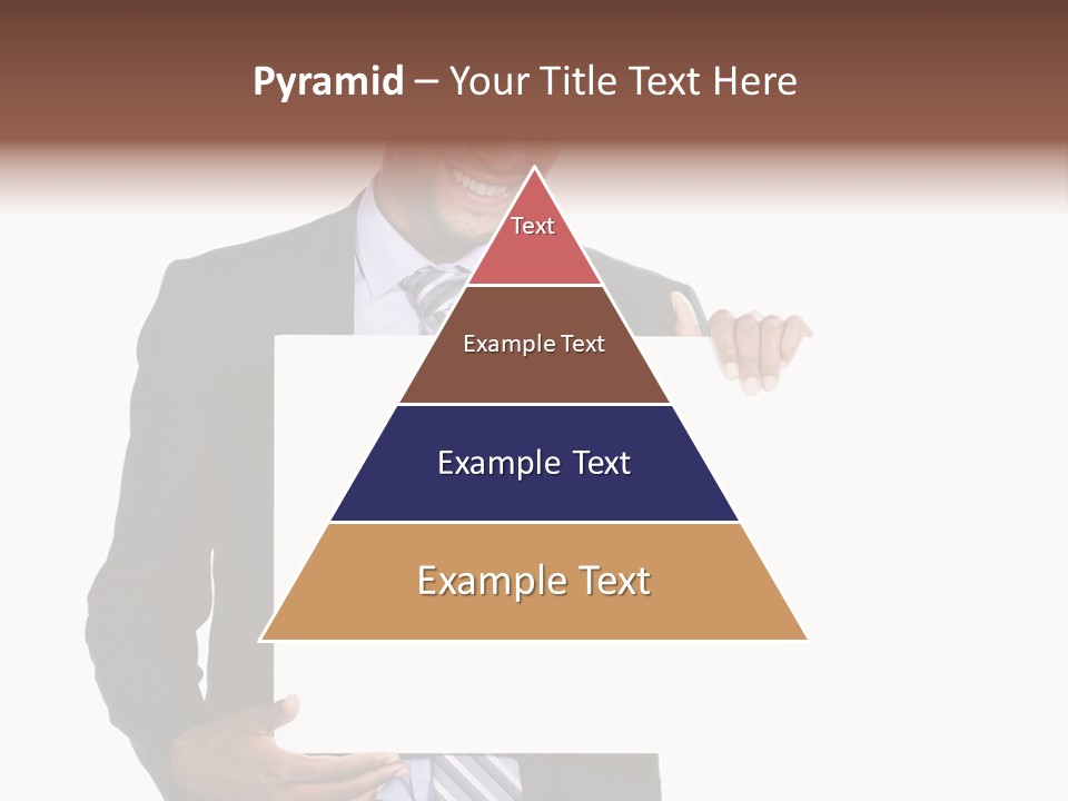 Hold Presentation Pointing PowerPoint Template
