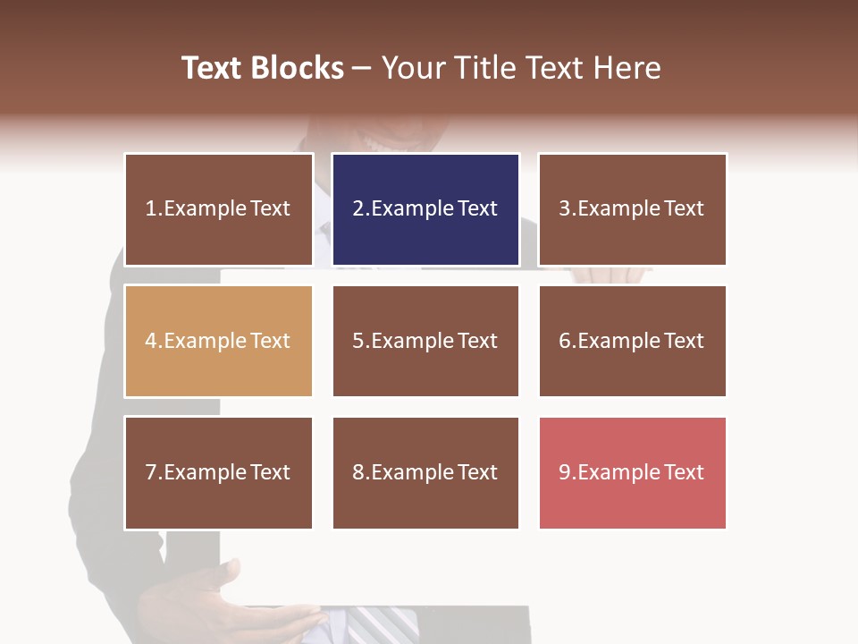 Hold Presentation Pointing PowerPoint Template