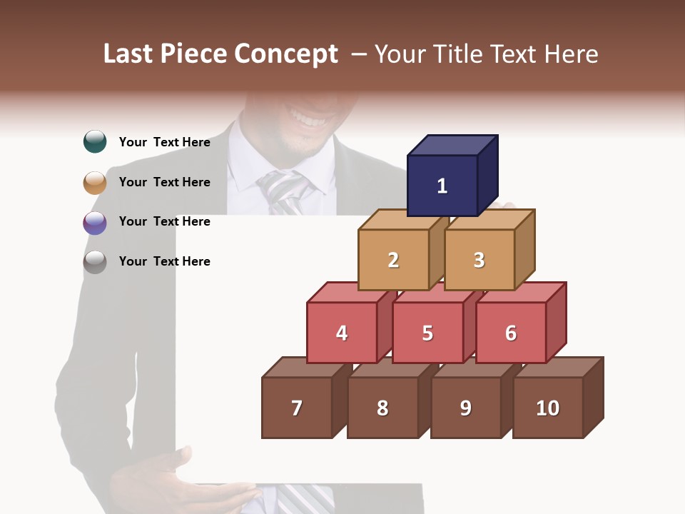 Hold Presentation Pointing PowerPoint Template