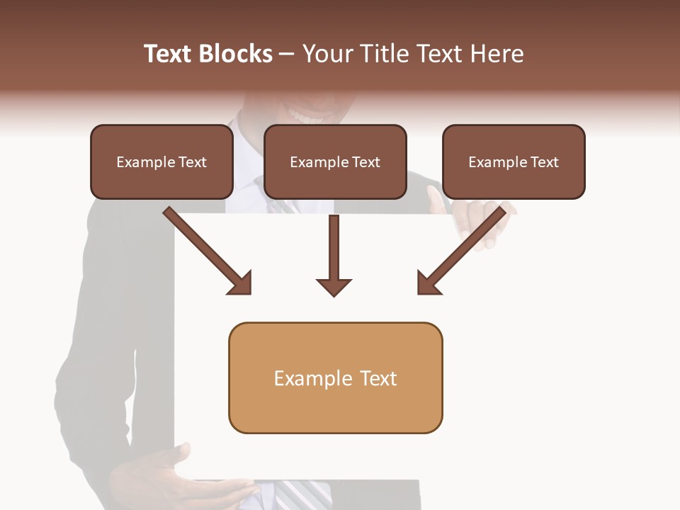Hold Presentation Pointing PowerPoint Template