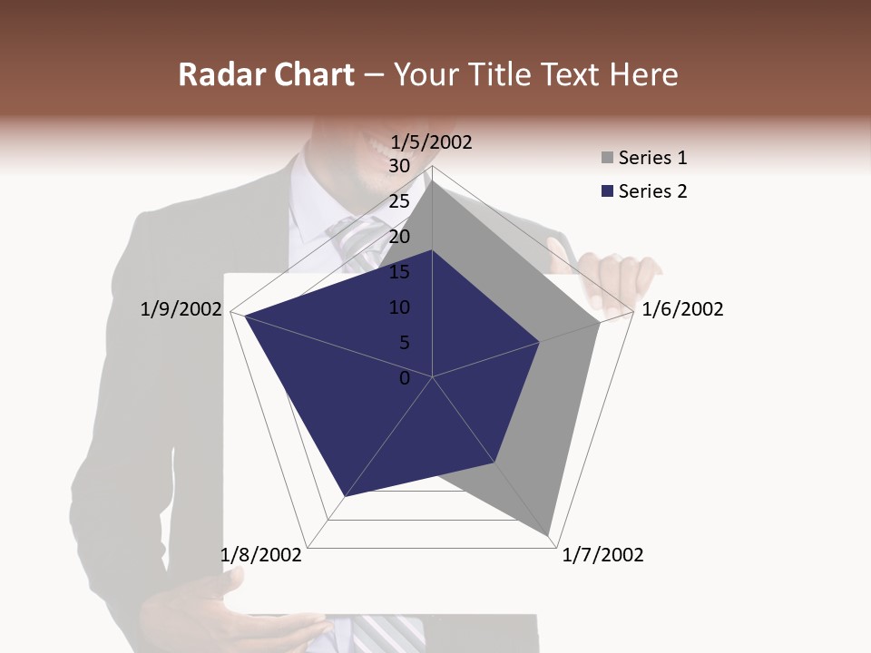 Hold Presentation Pointing PowerPoint Template