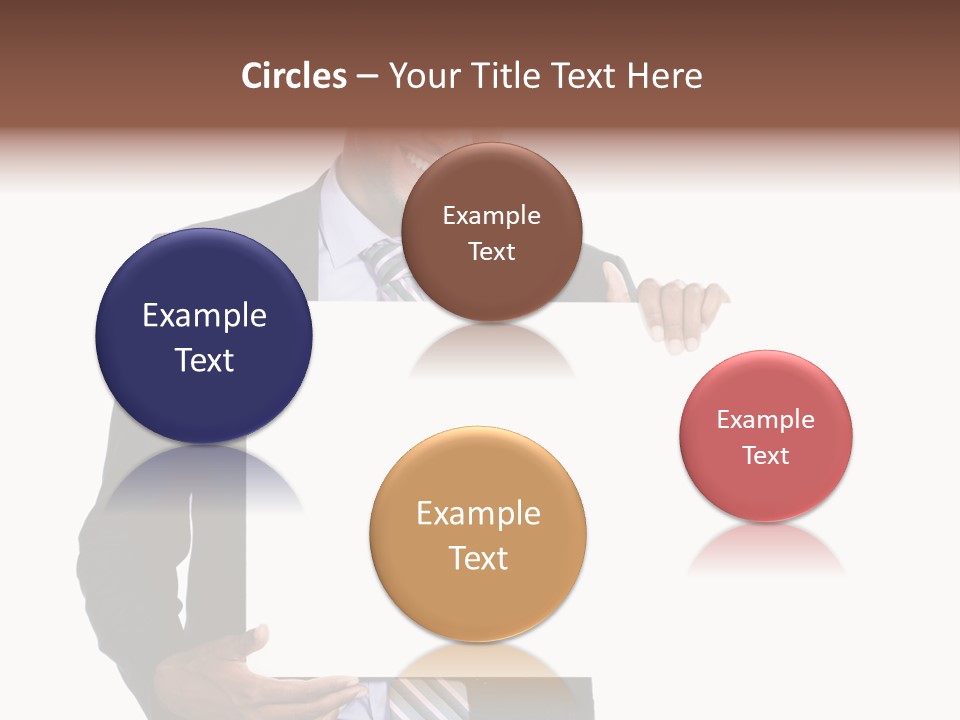 Hold Presentation Pointing PowerPoint Template