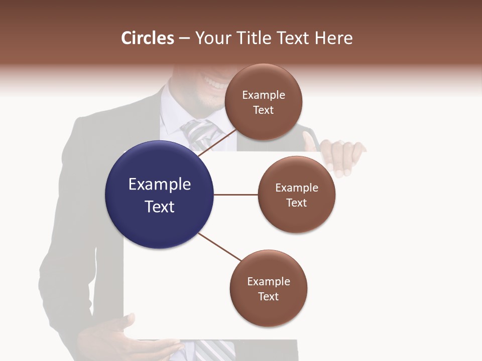 Hold Presentation Pointing PowerPoint Template