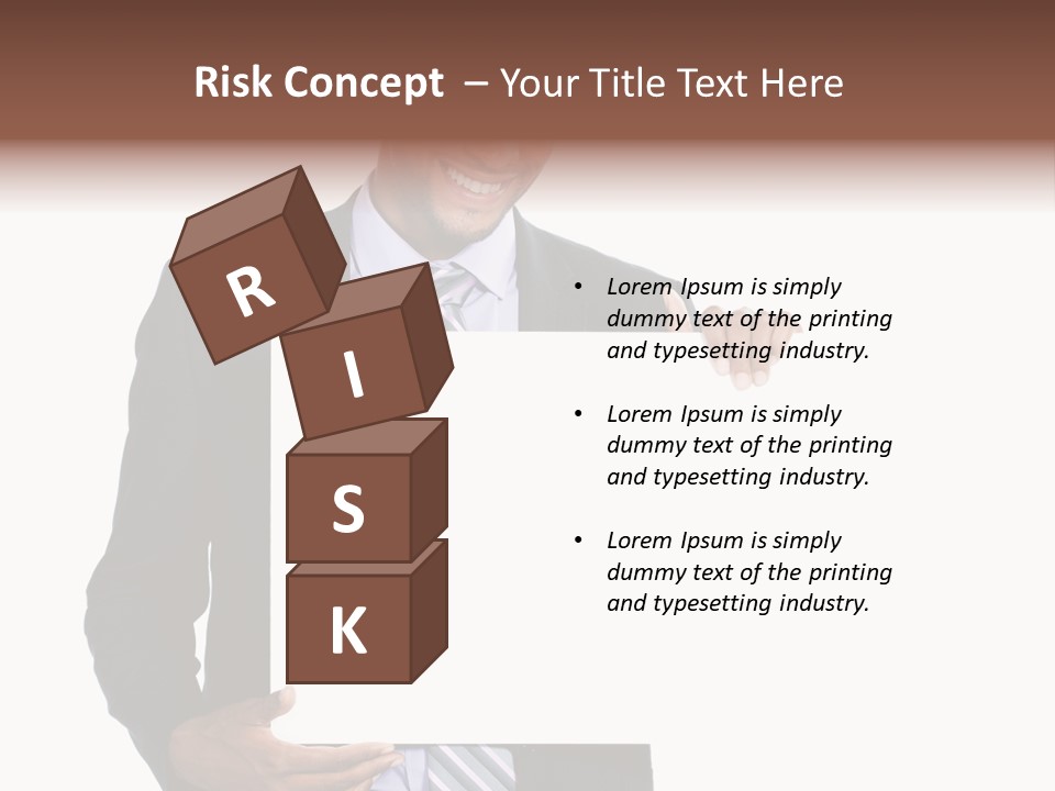 Hold Presentation Pointing PowerPoint Template