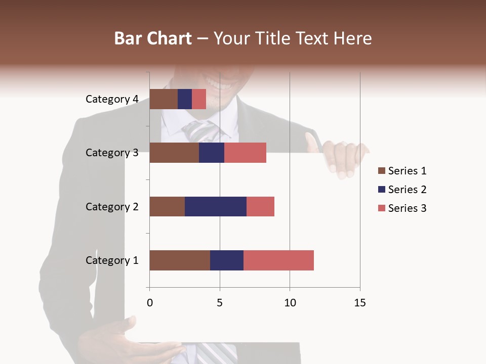Hold Presentation Pointing PowerPoint Template