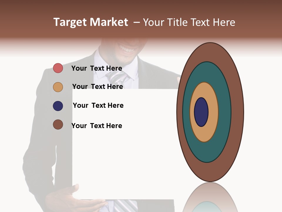 Hold Presentation Pointing PowerPoint Template