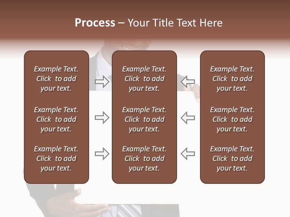 Hold Presentation Pointing PowerPoint Template