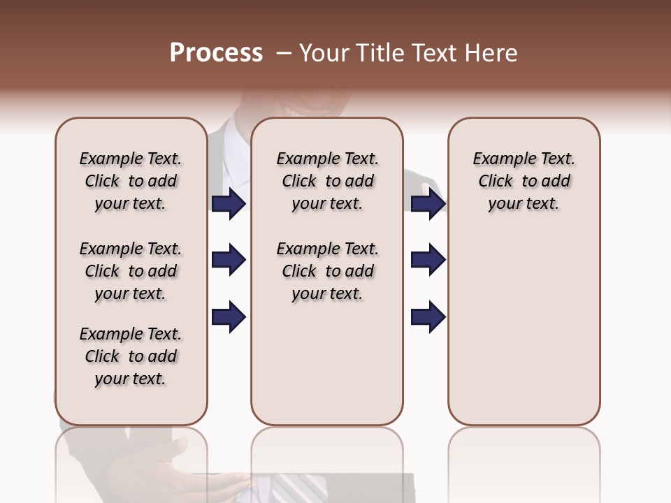 Hold Presentation Pointing PowerPoint Template