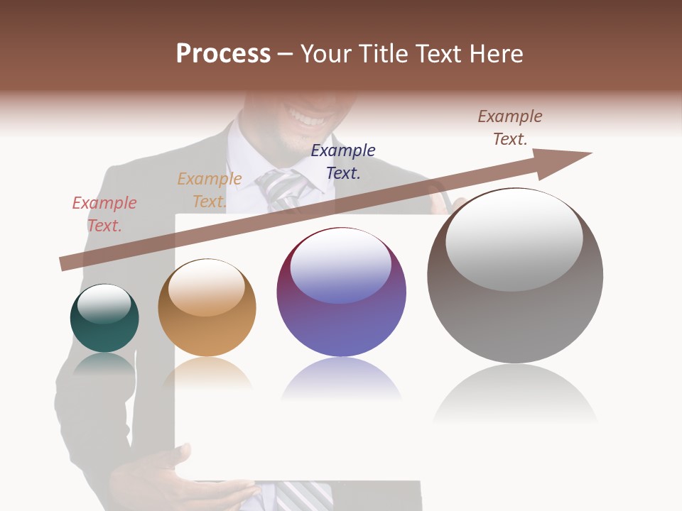 Hold Presentation Pointing PowerPoint Template