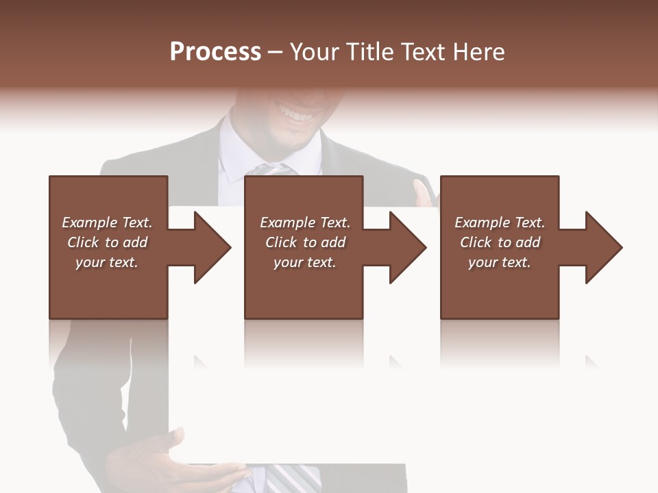 Hold Presentation Pointing PowerPoint Template