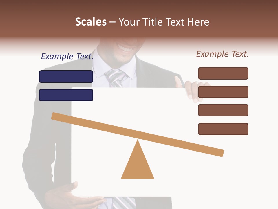 Hold Presentation Pointing PowerPoint Template