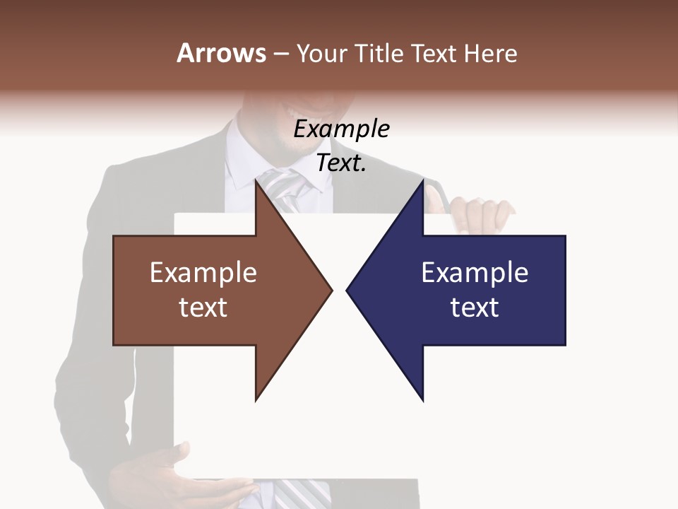 Hold Presentation Pointing PowerPoint Template