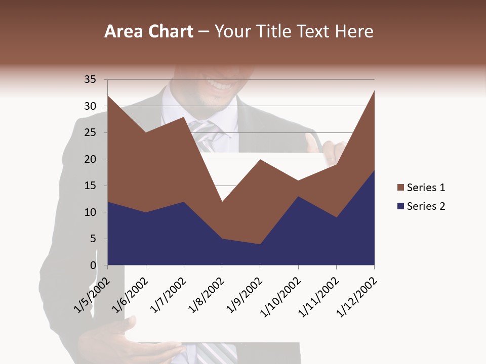 Hold Presentation Pointing PowerPoint Template