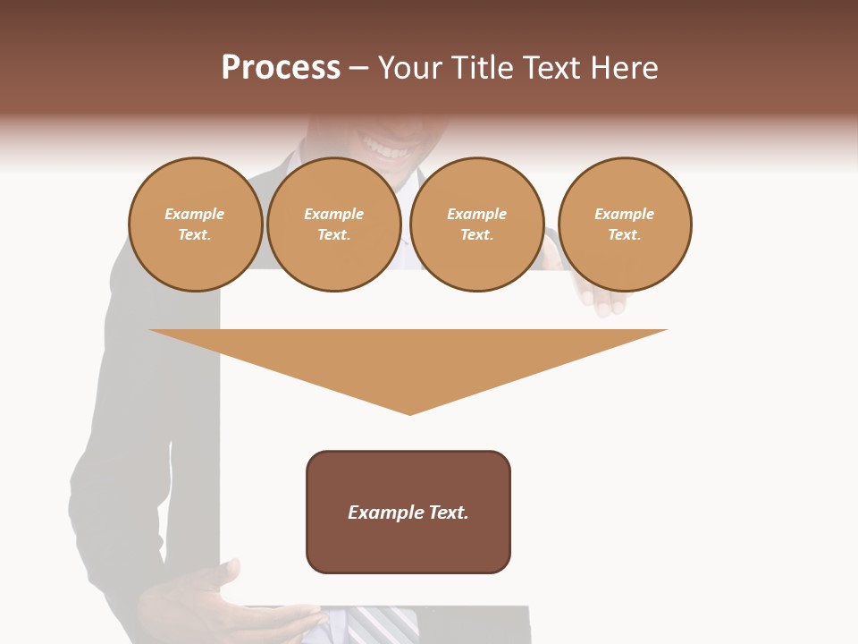 Hold Presentation Pointing PowerPoint Template