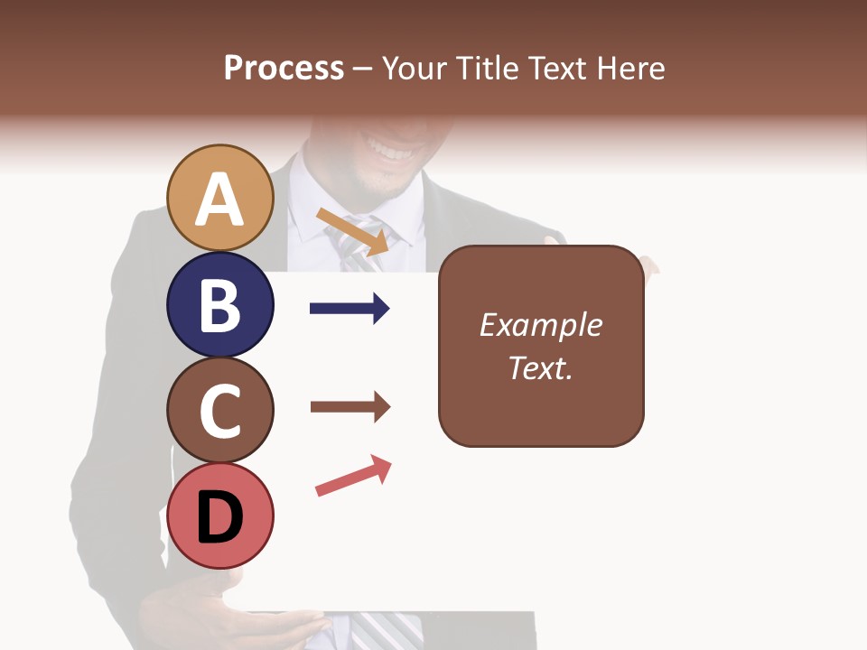 Hold Presentation Pointing PowerPoint Template