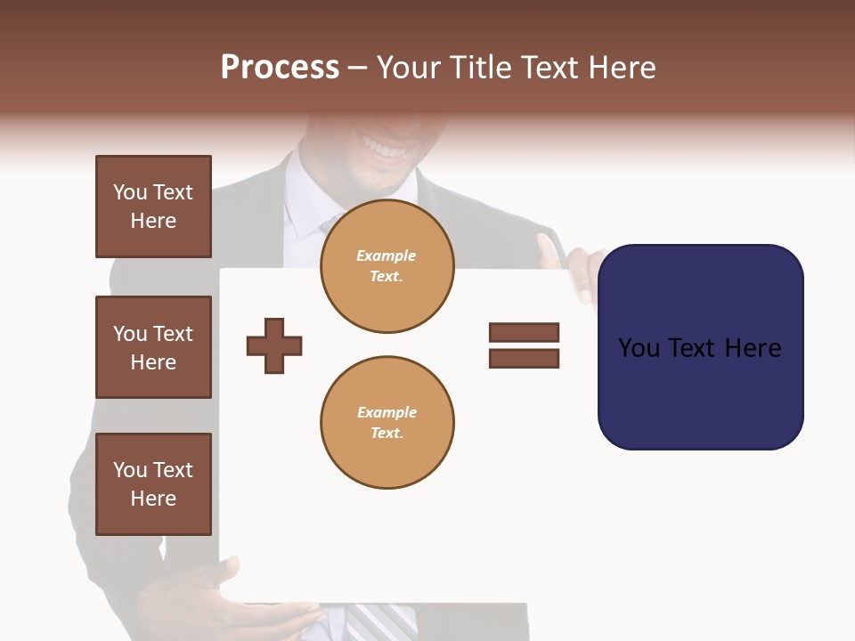 Hold Presentation Pointing PowerPoint Template