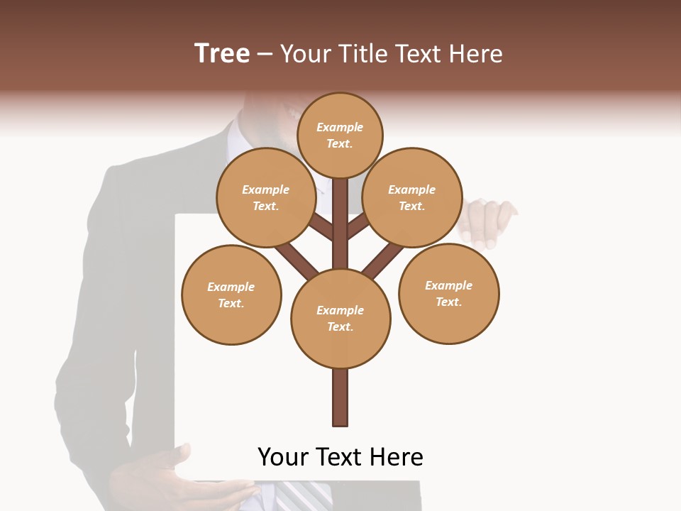 Hold Presentation Pointing PowerPoint Template