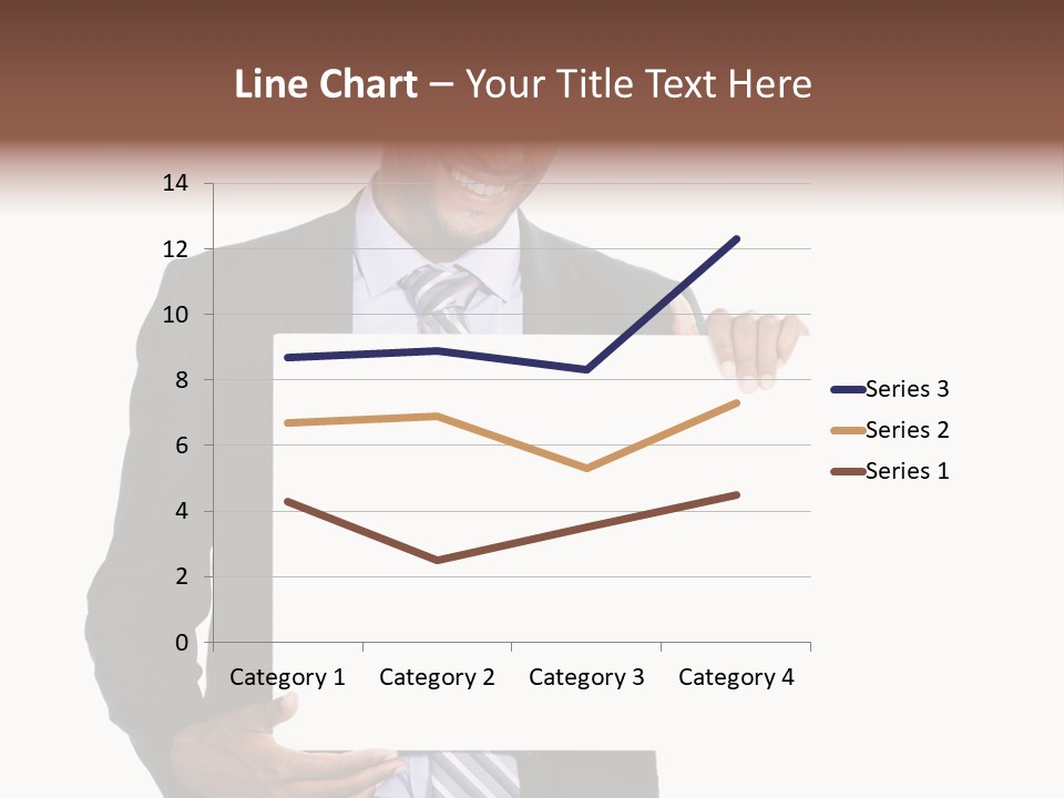 Hold Presentation Pointing PowerPoint Template