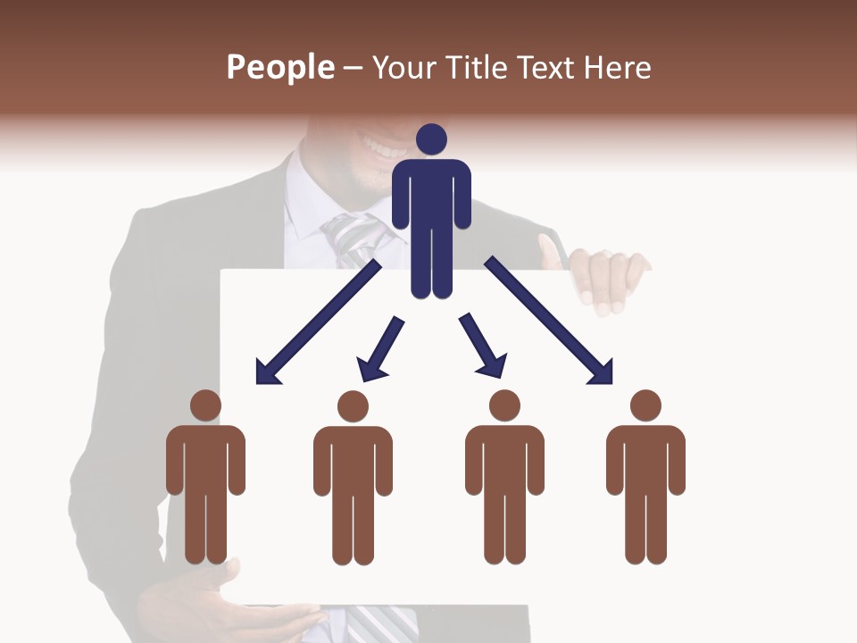 Hold Presentation Pointing PowerPoint Template