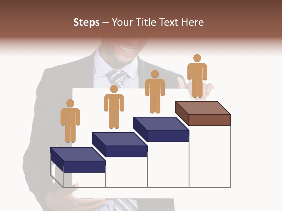 Hold Presentation Pointing PowerPoint Template