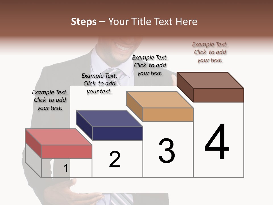Hold Presentation Pointing PowerPoint Template