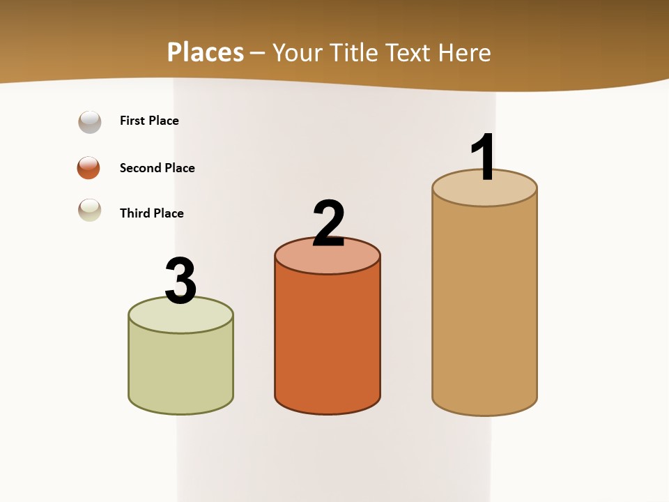 Medical Orange Empty PowerPoint Template