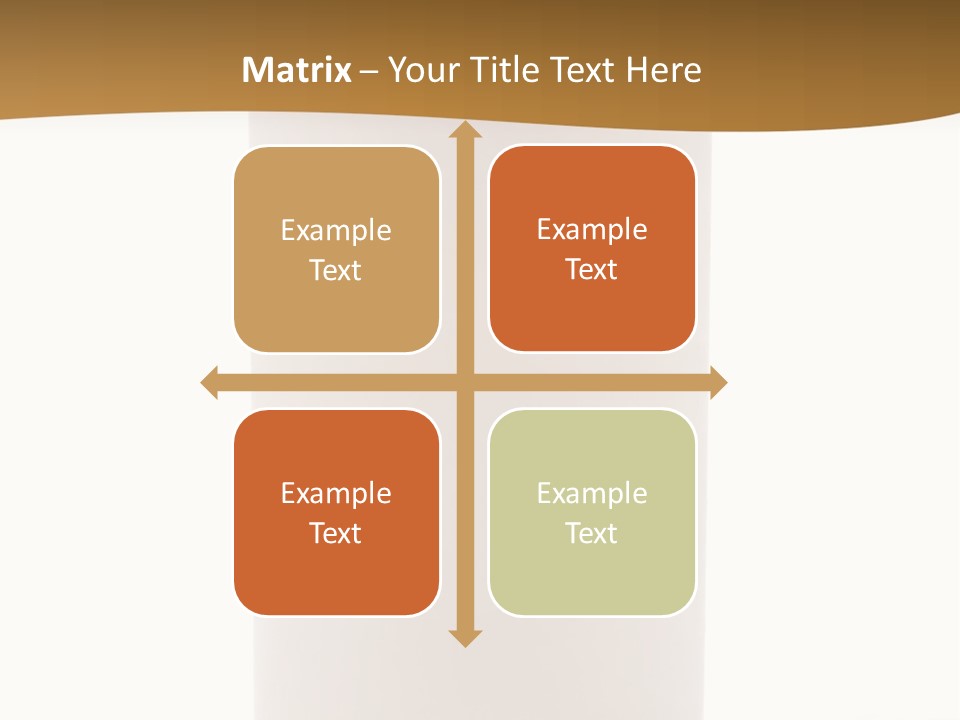 Medical Orange Empty PowerPoint Template
