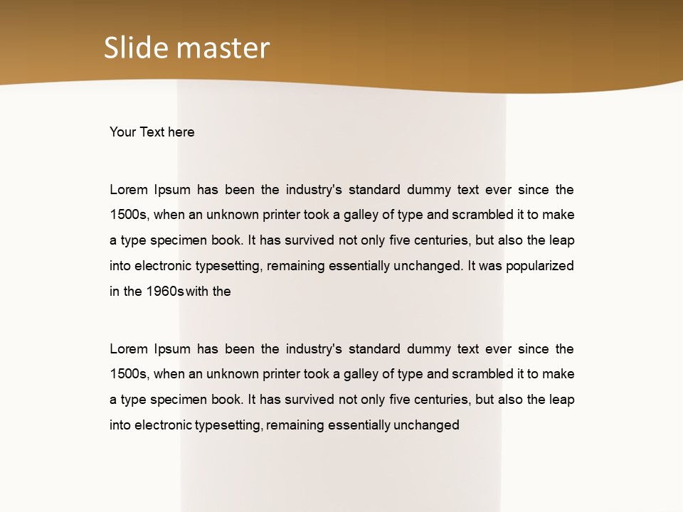 Medical Orange Empty PowerPoint Template