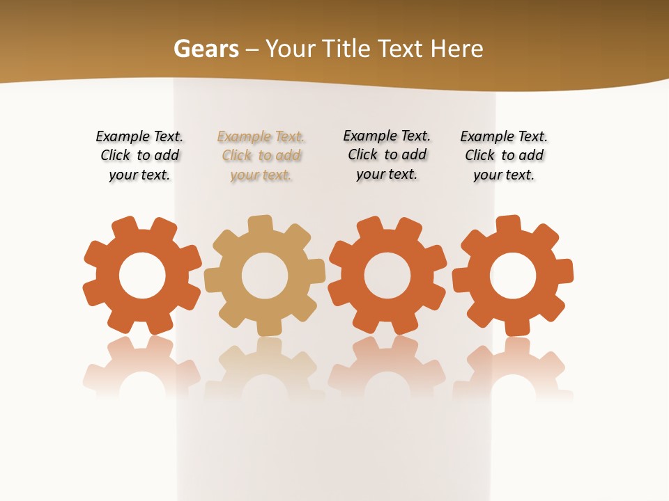 Medical Orange Empty PowerPoint Template