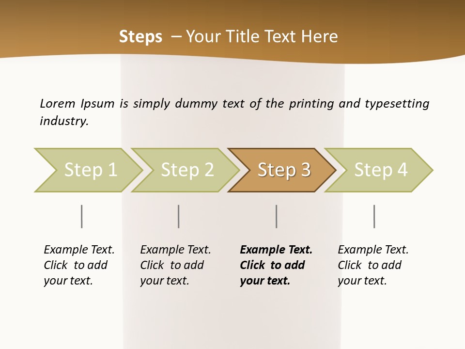 Medical Orange Empty PowerPoint Template