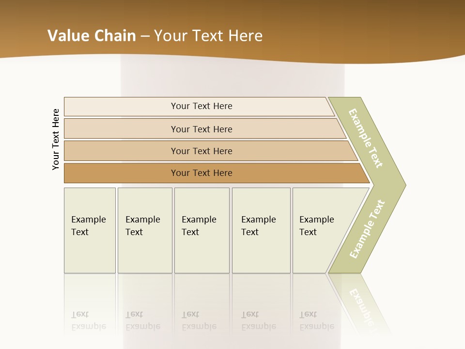 Medical Orange Empty PowerPoint Template