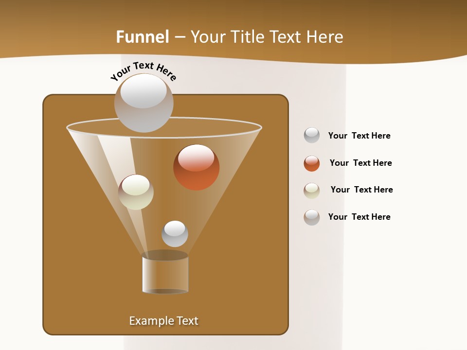 Medical Orange Empty PowerPoint Template