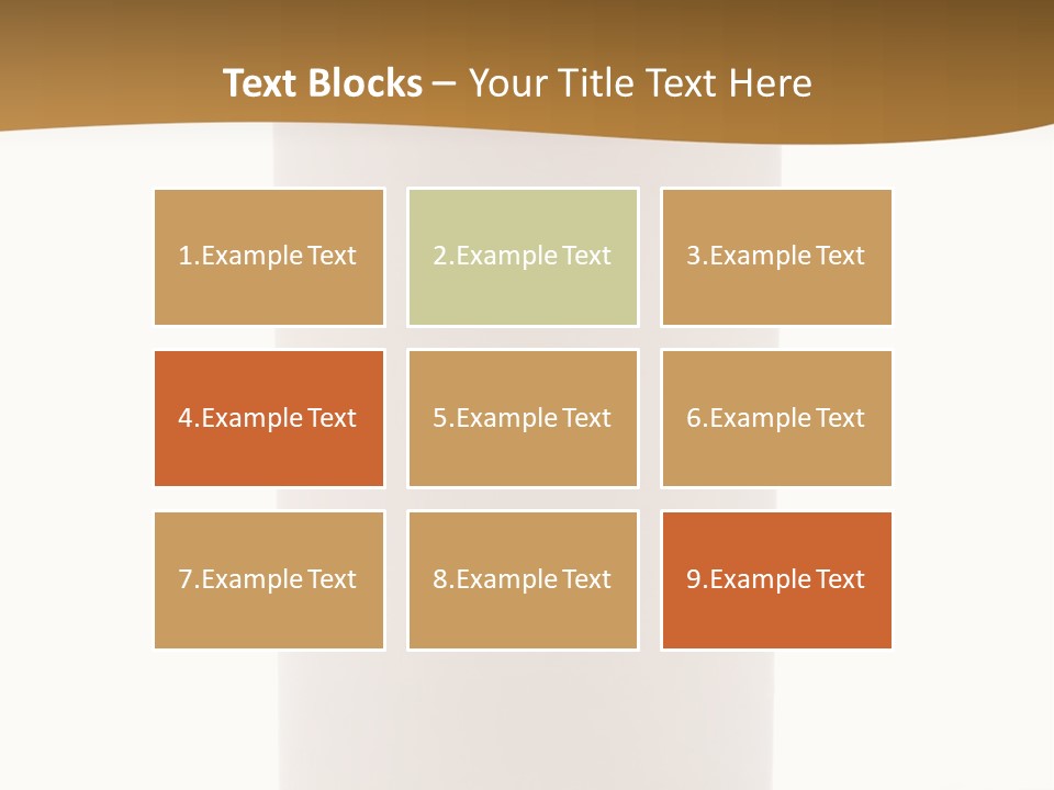 Medical Orange Empty PowerPoint Template