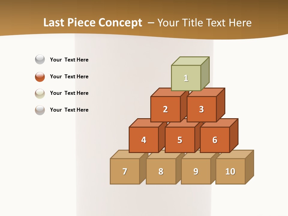 Medical Orange Empty PowerPoint Template
