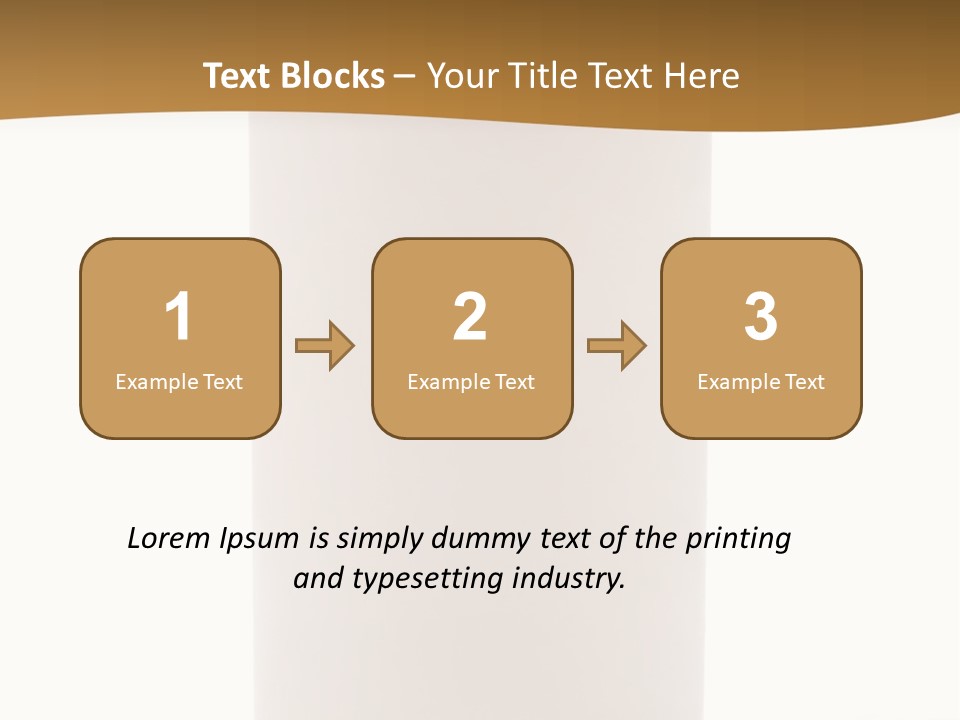 Medical Orange Empty PowerPoint Template