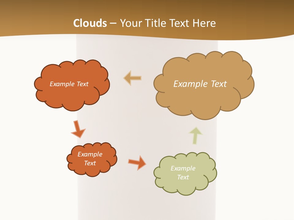 Medical Orange Empty PowerPoint Template