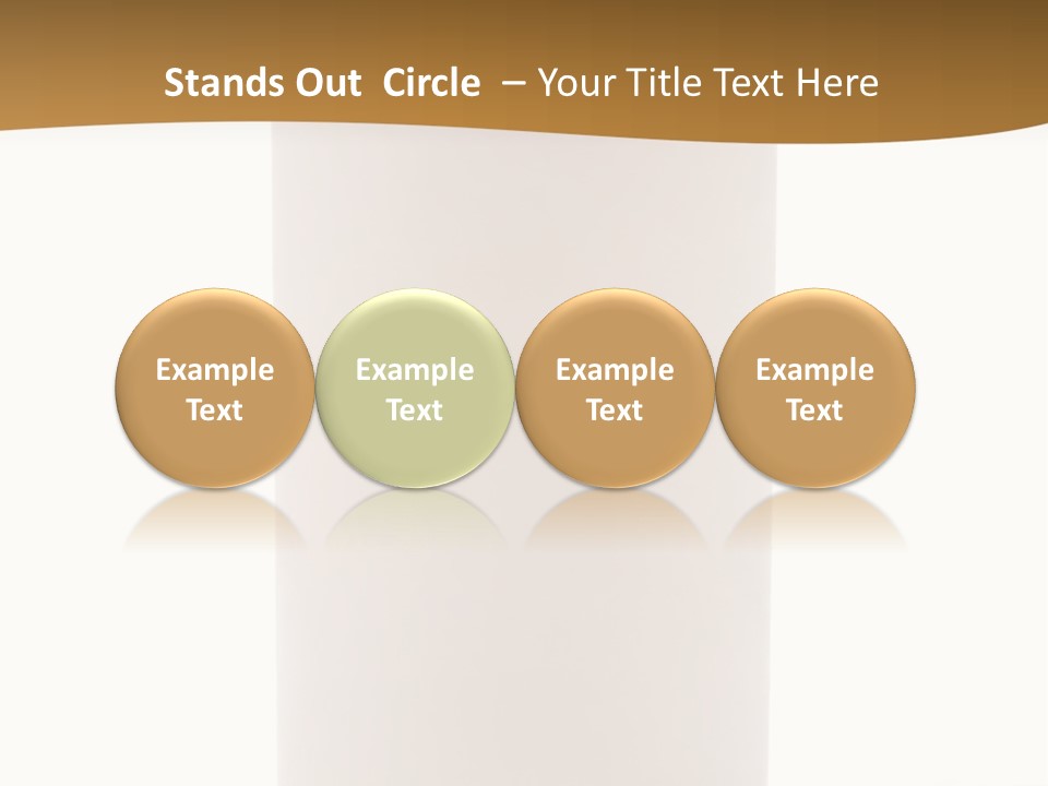 Medical Orange Empty PowerPoint Template