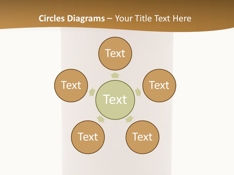 Medical Orange Empty PowerPoint Template