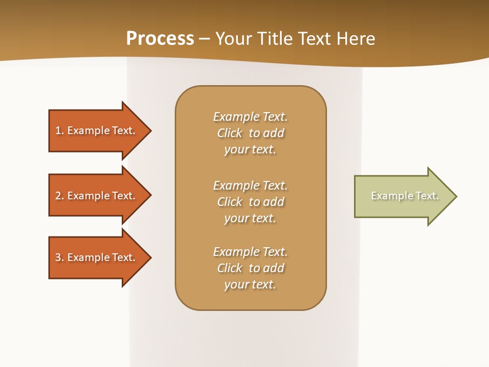 Medical Orange Empty PowerPoint Template