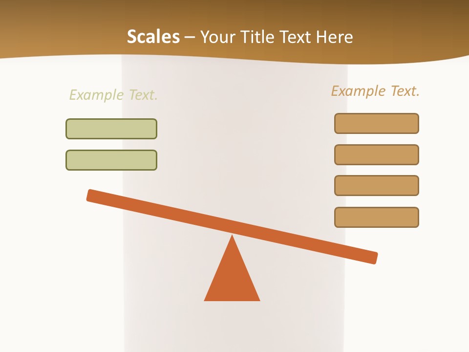 Medical Orange Empty PowerPoint Template