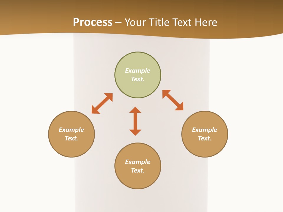 Medical Orange Empty PowerPoint Template