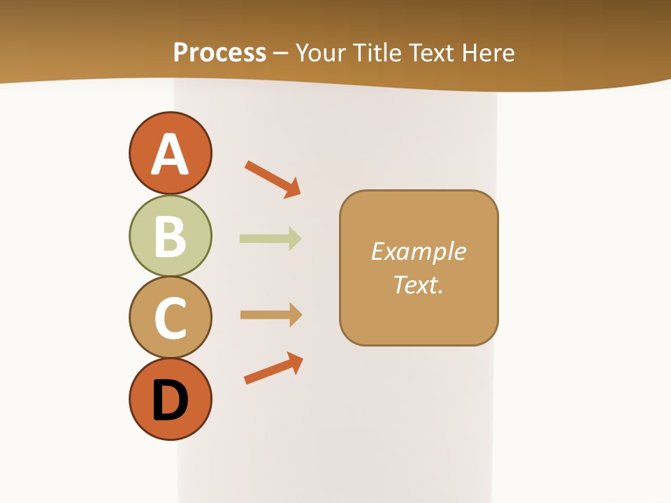 Medical Orange Empty PowerPoint Template