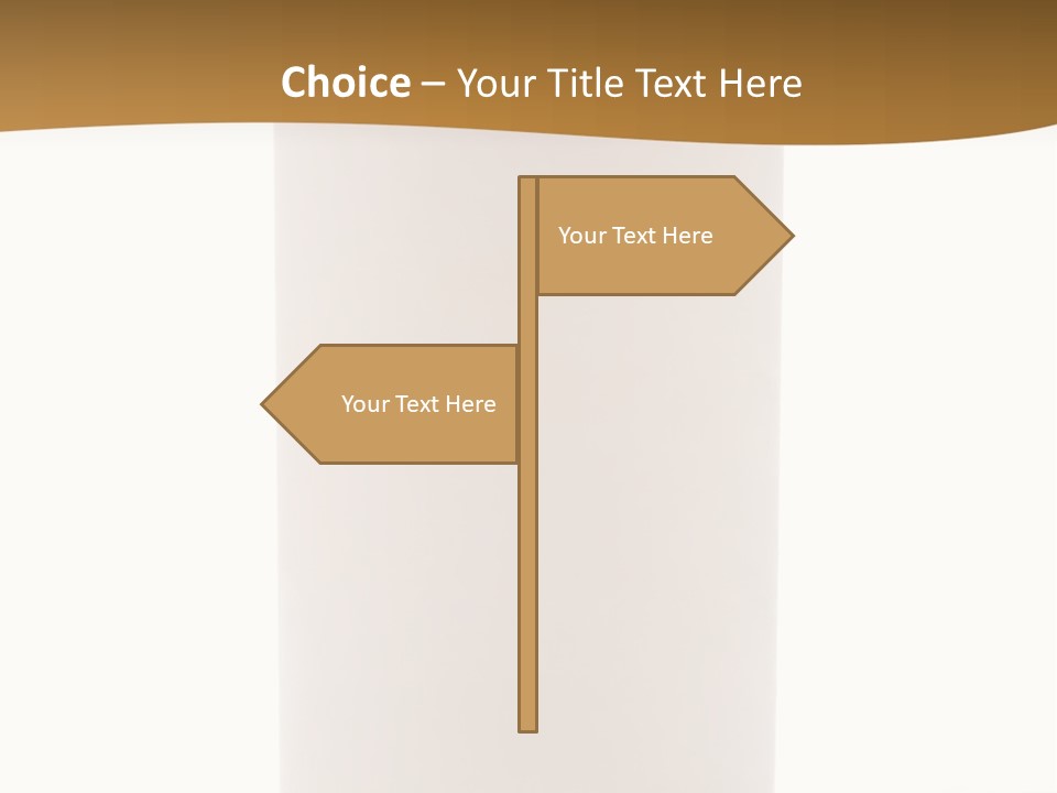 Medical Orange Empty PowerPoint Template