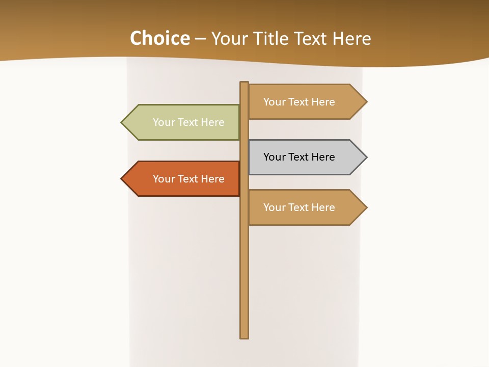 Medical Orange Empty PowerPoint Template