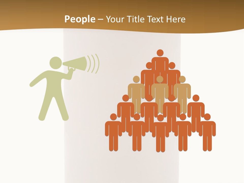 Medical Orange Empty PowerPoint Template