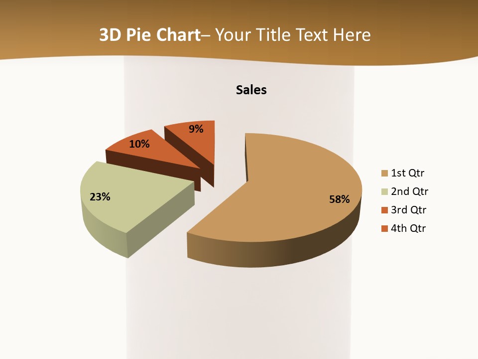 Medical Orange Empty PowerPoint Template