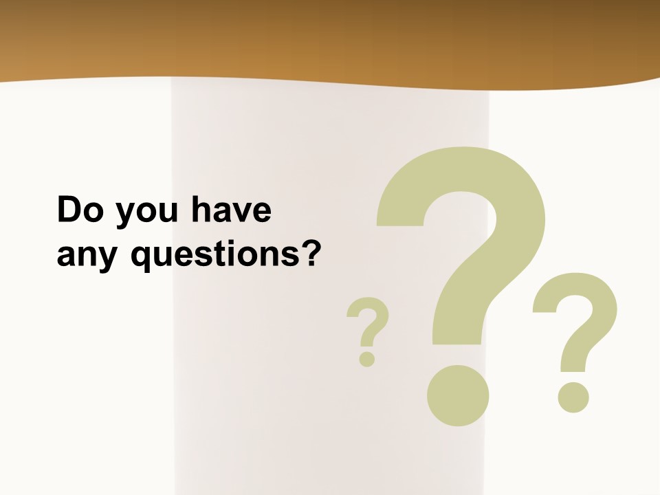 Medical Orange Empty PowerPoint Template