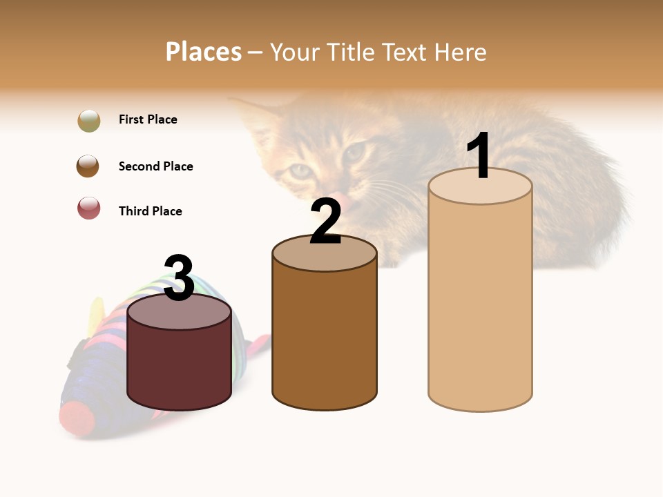 Toy Mouse Horizontal Mice PowerPoint Template